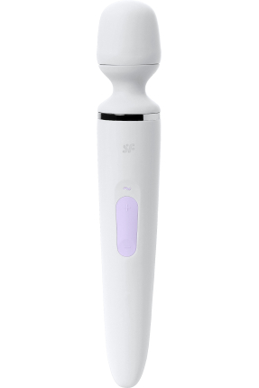 Satisfyer Wand-er Woman Vibratör, ABS plastik, beyaz, 34 cm