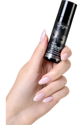 ORGİE Sexy Vibe High Voltag Titreşim Etkili Masaj Jeli, 15 ml