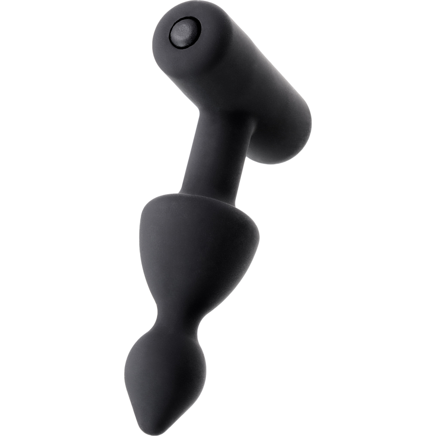 Erotist Anal Plug, siyah, silikon, 8,5 cm