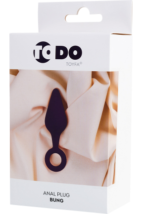 ToDo by Toyfa Bung Anal Plug, silikon, mor, 11,5 cm, Ø 3,3 cm