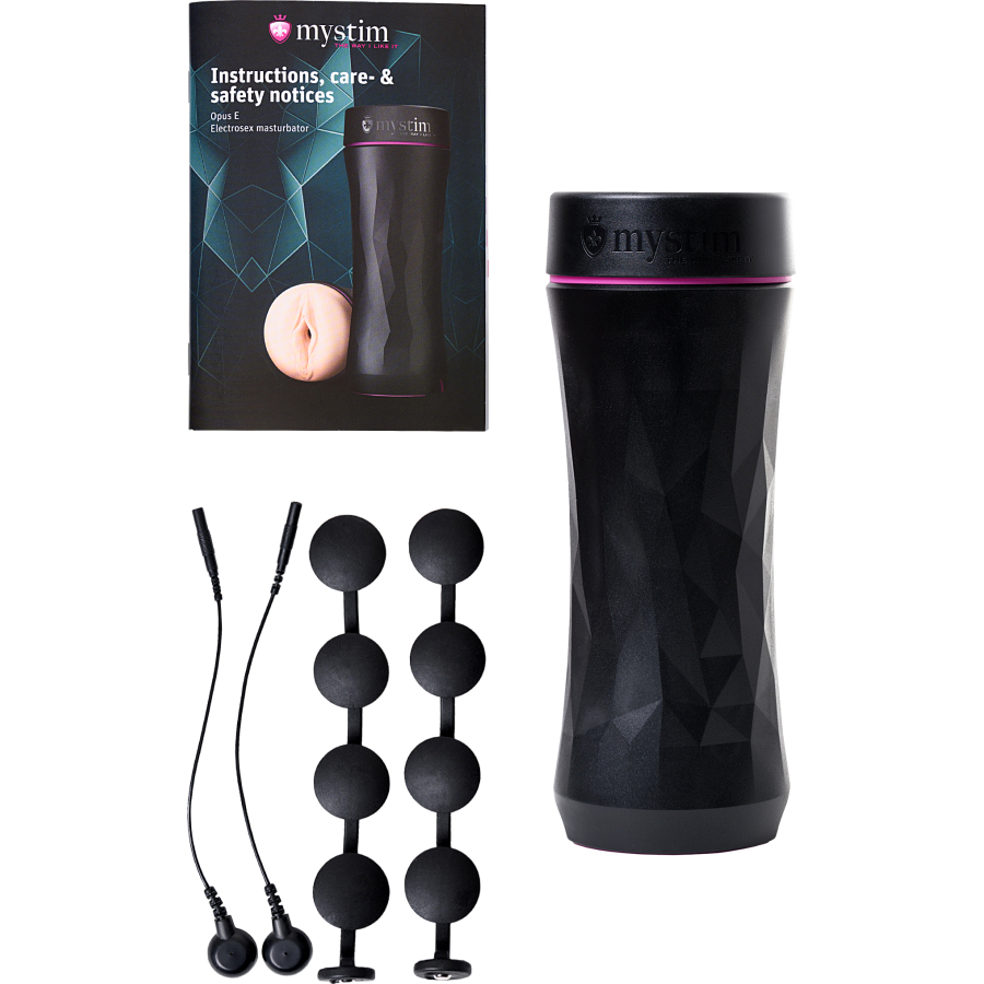 Mystim Opus E Anus Masturbatör, TPE, Ten, 21,5 cm