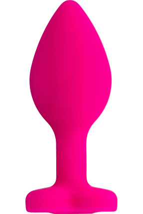 ToDo by Toyfa Diamond Heart Anal Plug, silikon, pembe, 7 cm, Ø 2 cm, 18 g
