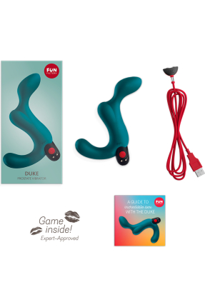 Duke Titreşimli Anal Plug 12cm