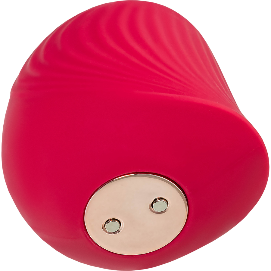 Qli by Flovetta Birdie’den vakum dalgası klitoral uyarıcı, silikon, kırmızı, 6,3 cm
