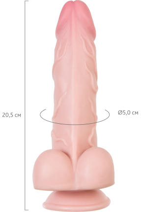 Gerçekçi Yapay Penis, 20,5 cm