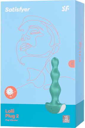 Satisfyer Lolli-Plug 2 green Anal Vibro Plug, yeşil