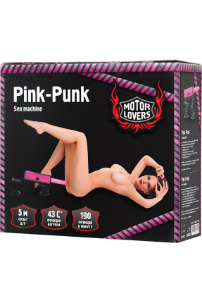 MotorLovers Pink-Punk Seks Makinesi, ABS, Pembe, 36 cm