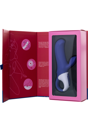 Satisfyer Magic Bunny Gerçekçi olmayan Vibratörü, Silikon, Mor, 17,7 cm