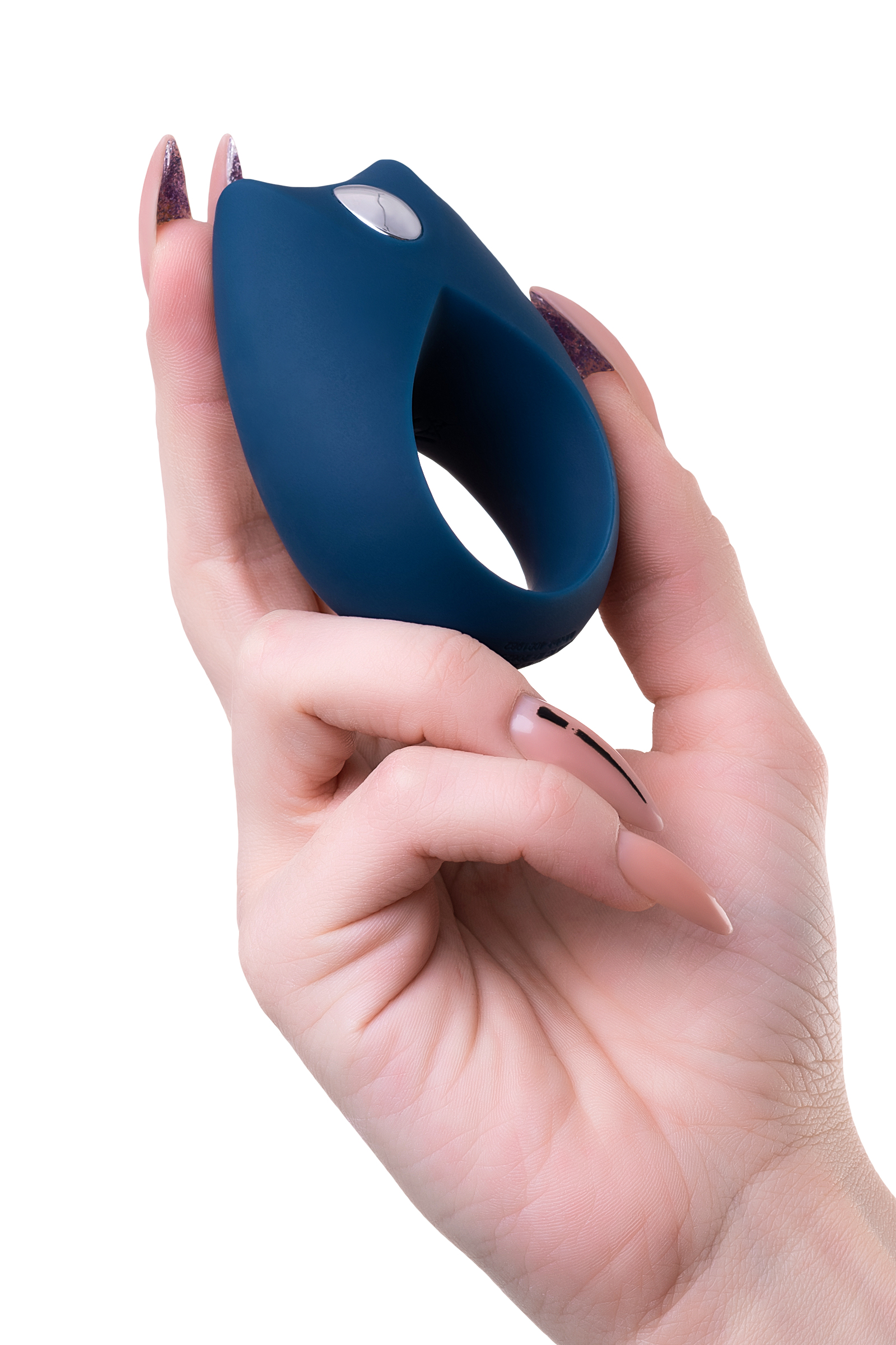 Satisfyer Royal One Blue Penis Ring, silicone, blue, 7.5 cm