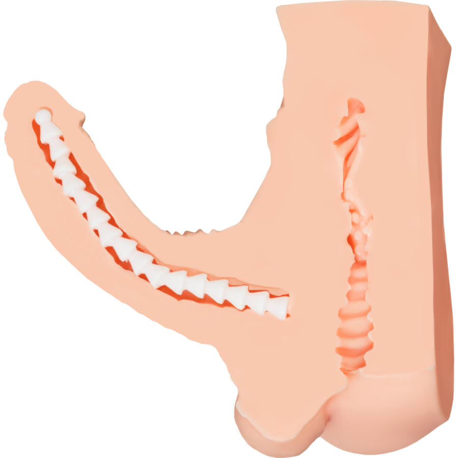 Juicy Pussy by Toyfa Erkeklik organı ile Masturbator Manuel, TPE, Ten, 25 cm