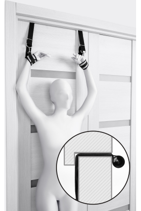 BDSM Kapı esaret kelepçe, 23 cm