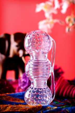 Lingam by TOYFA Masturbator Rashmi, TPE, Transparent, 15.5 cm