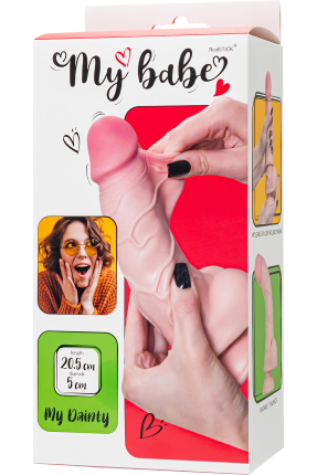 Gerçekçi Yapay Penis, 20,5 cm