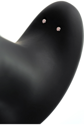 Hurricane Anal Plug, Silicone, black, 14 cm