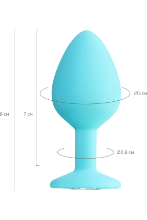 Brilliant Anal Plug, 8 cm