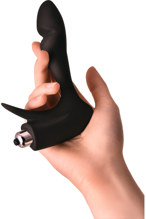 Erotist First Anal Plug, silikon, siyah, 14,4 cm