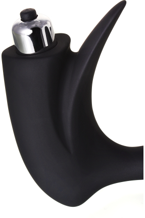 Erotist First Anal Plug, silikon, siyah, 14,4 cm