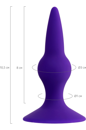 Klapsy Anal Plug, 10,5 cm