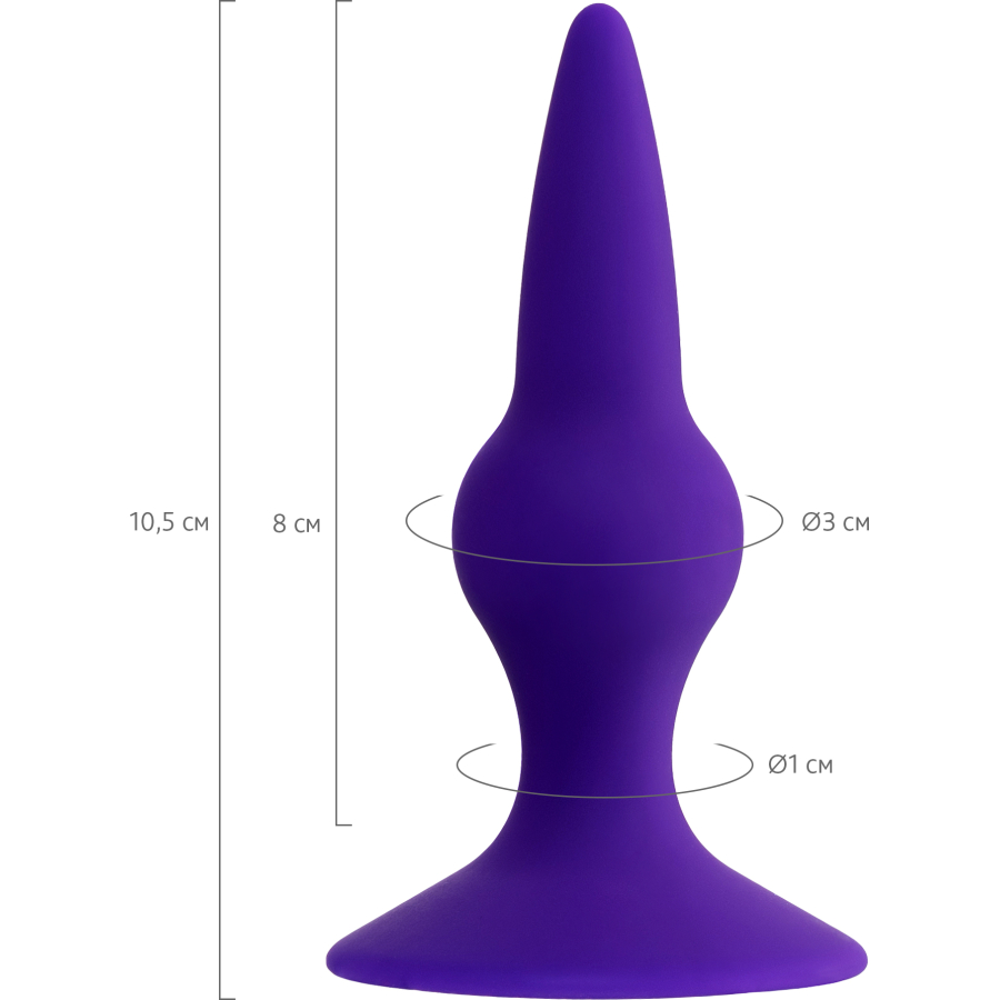 Klapsy Anal Plug, 10,5 cm
