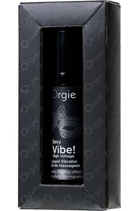 ORGİE Sexy Vibe High Voltag Titreşim Etkili Masaj Jeli, 15 ml