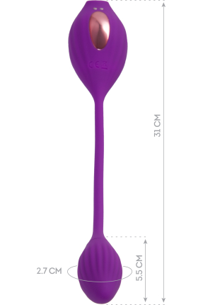 Ginny Vacuum Clitoral Vibrator, 31 cm