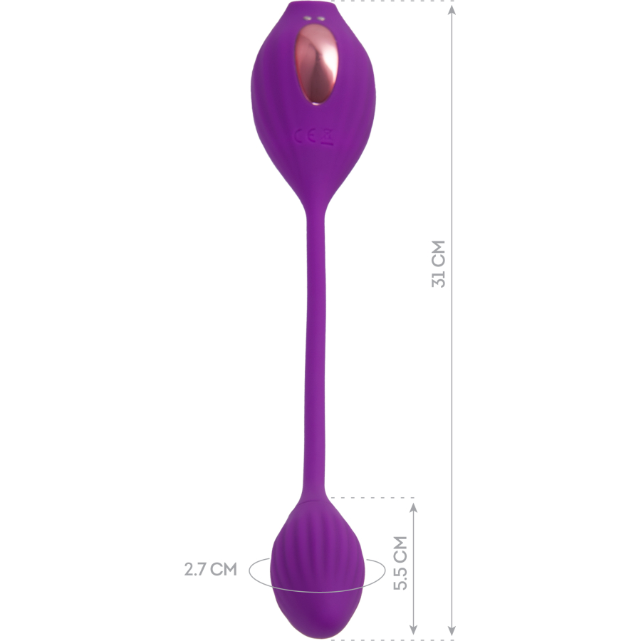 Ginny Vakumlu Klitoral Vibrator, 31 cm