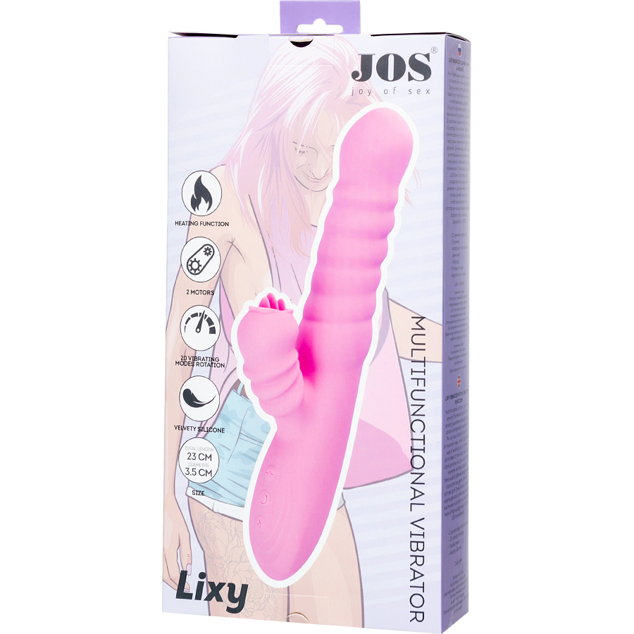 Lixy Vibratör, Yukarı ve Aşağı Fonksiyonlu, 23 cm