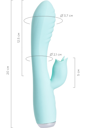 MİLO Klitoral Uyarıcı ve Dilli Vibratör, 20 cm
