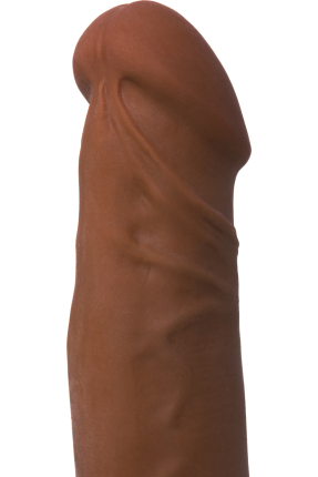 RealStick Elite Mulatto Gerçekçi Vibratör, kahverengi, 13 cm