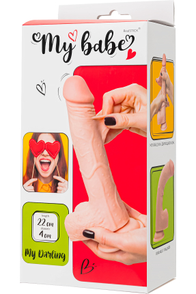 Gerçekçi Yapay Penis, 22 cm