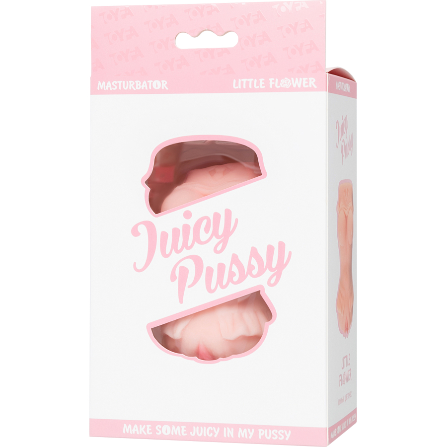 Juicy Pussy by TOYFA Little Flower Masturbator Reyalistik, TPE, Ten, 11,5 cm