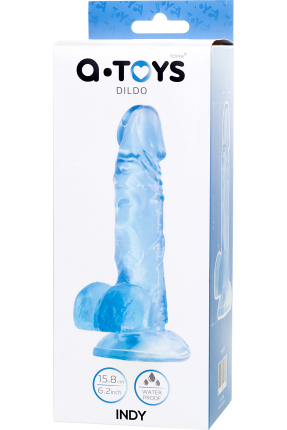 INDY Gel Dildo, 15.8 cm