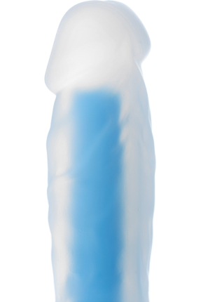 Bruce Glow Gece Parlayan Dildo, 22 cm