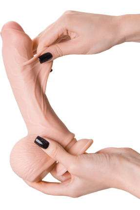 Gerçekçi Yapay Penis, 21,5 cm