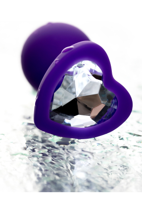 Diamond Heart Anal Plug 7 cm