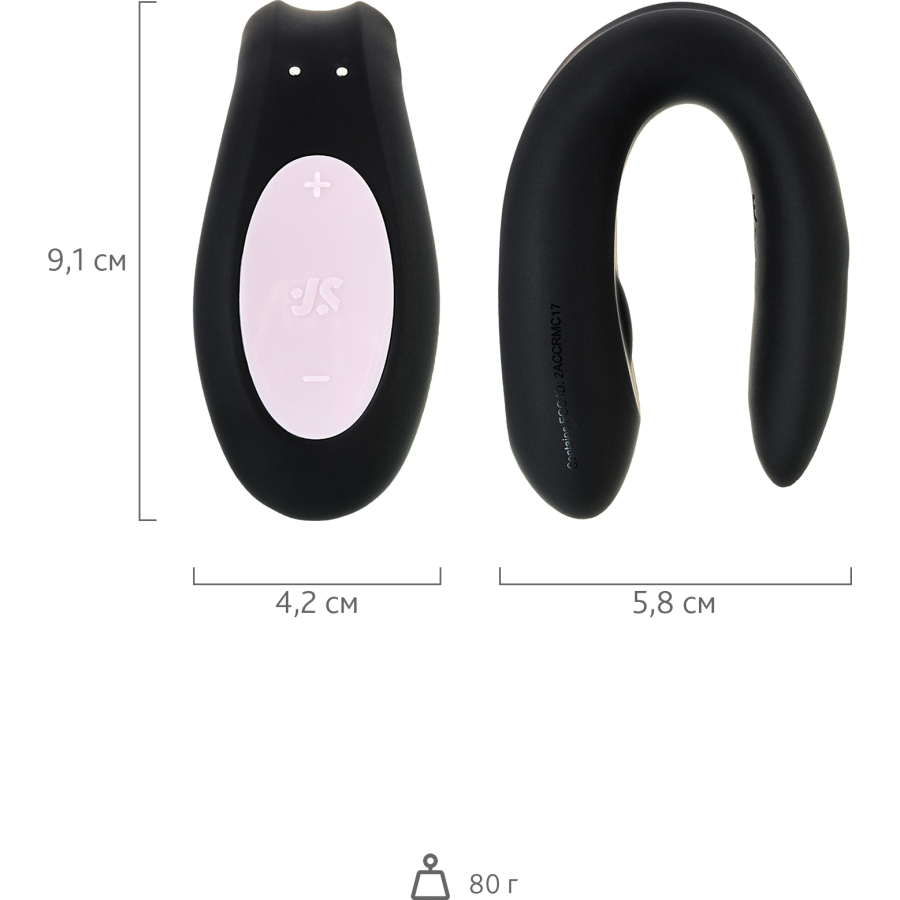Partner Double Joy Çiftler İçin Vibratör, 18 cm