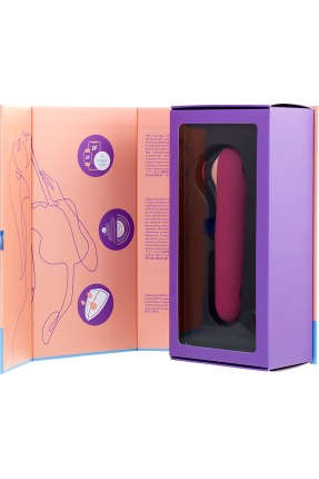 Satisfyer Dual Love Pink Vakum Klitoral Uyarıcı Vibratör, Silikon, Kırmızı, 16 cm