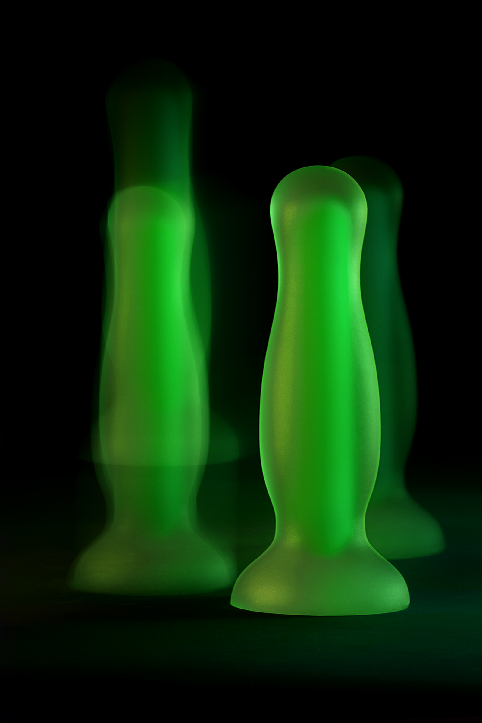 Beyond by Toyfa Mortimer Glow Karanlıkta Parlayan Anal Plug, Silikon, Şeffaf, 12,5 cm 6 Victor Glow Anal Plug, 10 cm
