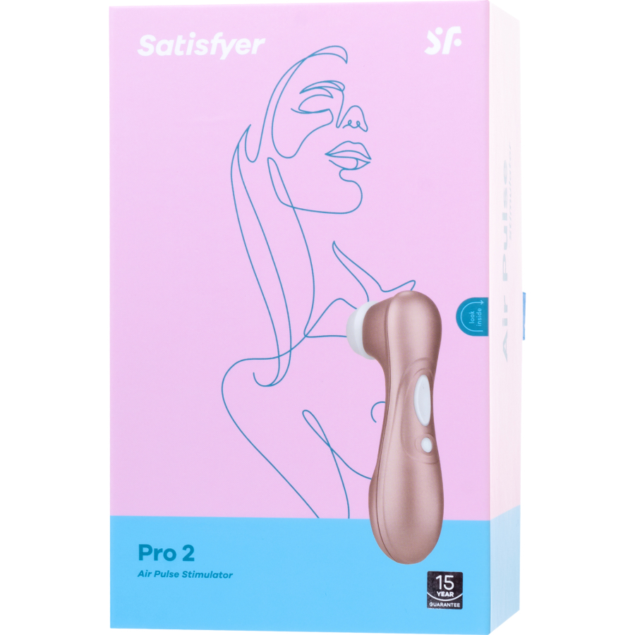 Satisfyer PRO 2 NG Vakum Dalgası temassız Klitoral Stimülatör , silikon, pembe, 16,5 cm.