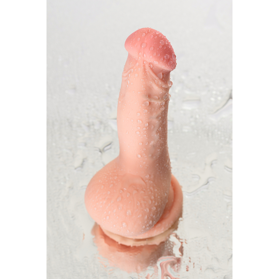 RealStick Elite Nathan’ın gerçekçi yapay penis, TPR, çıplak, 18,5 cm