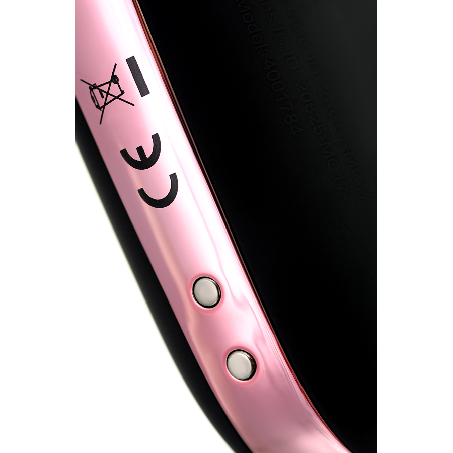 Satisfyer Love Triangle Vakum Dalgası Klitoral Stimülatör, Silikon, Siyah, 8,8 cm