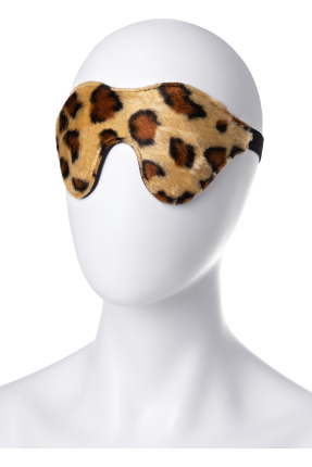 Maske PU deri, baskılı, 26 cm