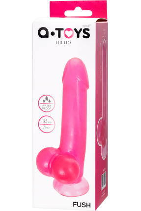 Gerçekçi yapay penis Fush, 18 cm