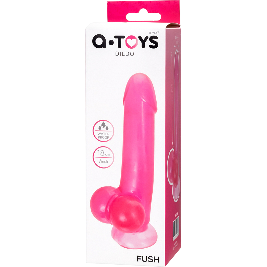 Gerçekçi yapay penis Fush, 18 cm