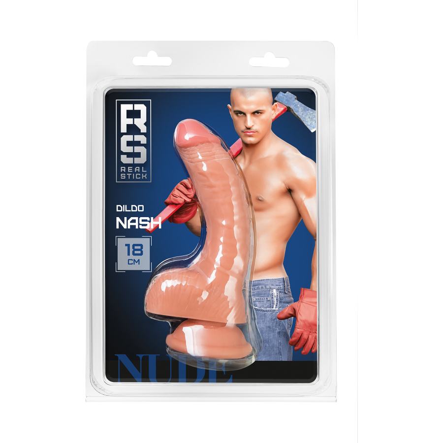 Gerçekçi Yapay Penis, PVC, 18 cm