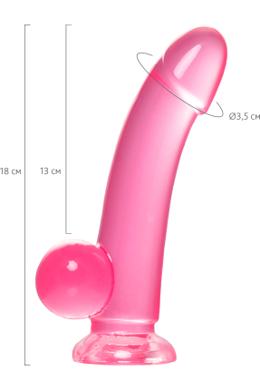 Gerçekçi yapay penis Fush, 18 cm