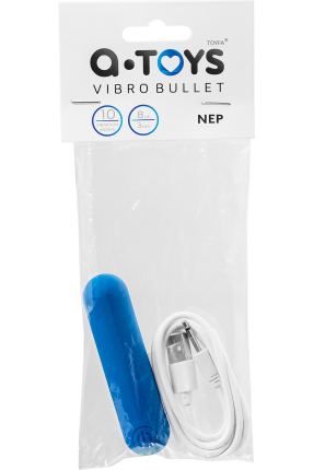 Titreşimli Mini Vibratör NEP, silikon, mavi, 8 cm