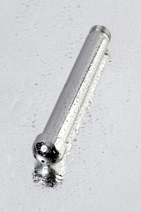 Three-ended anal shower, metal, 13 cm
