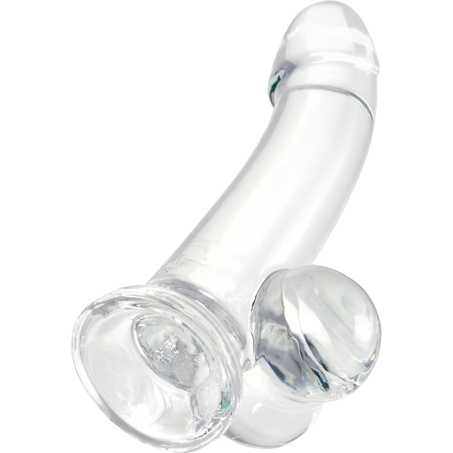 Gerçekçi Cryst yapay penis, 15 cm
