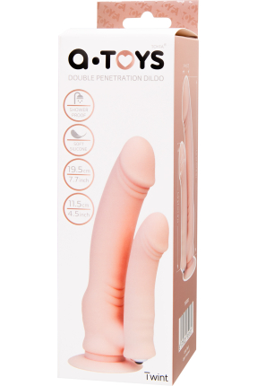 Double Penetration Dildo, 19.5 cm